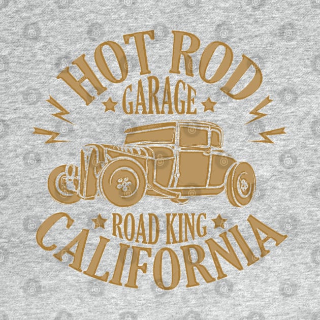 Hot rod garage. Road king by lakokakr